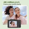 1080P Digital Camera for Kids Digital Video Camera 48MP 2.8 Inch Rotatable IPS Screen Auto Focus 16X Zoom with LED Fill Light 32