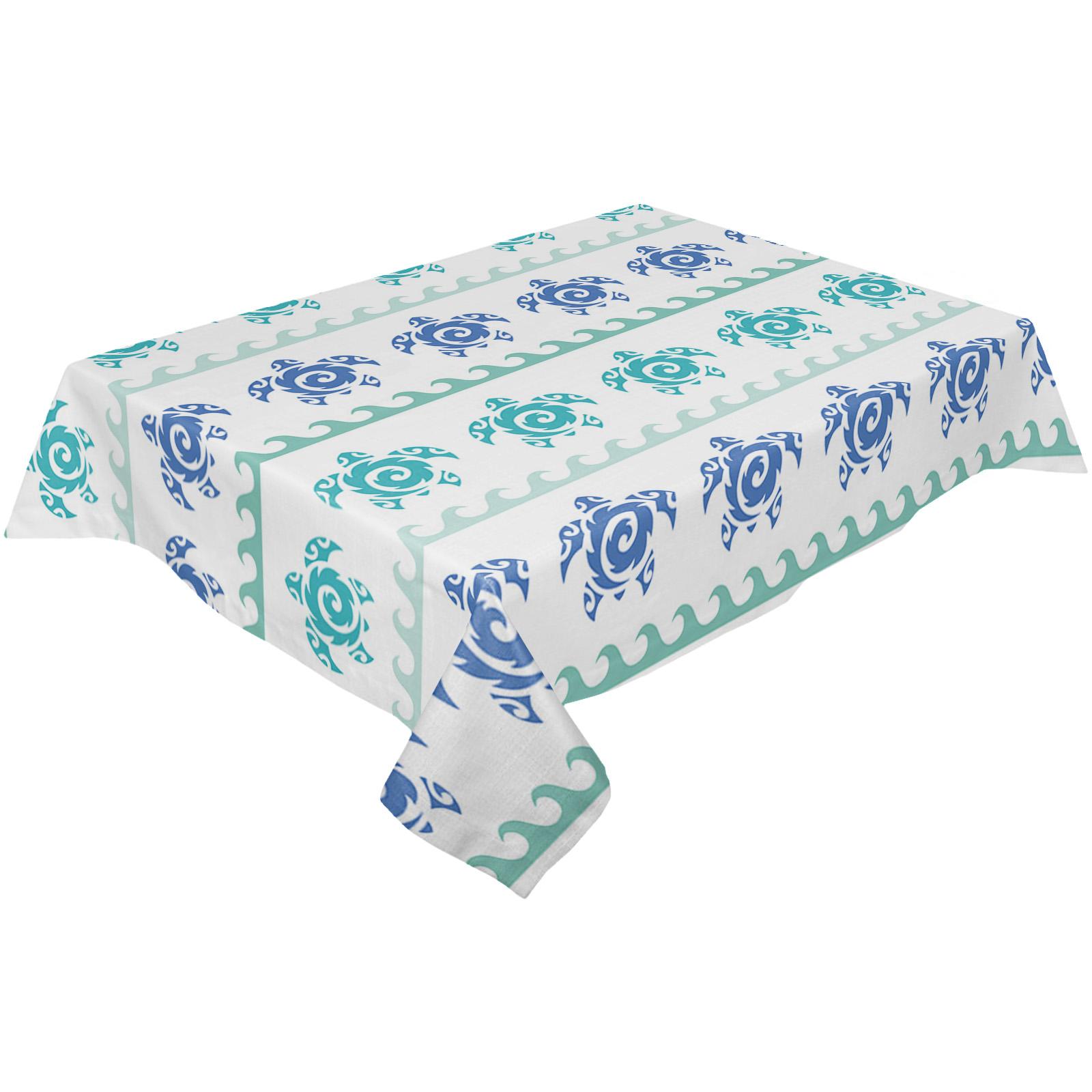 

Текстура тотема черепахи в летней скатерти, праздничный декор, водонепроницаемые прямоугольные скатерти, свадебный декор, покрытие стола 4pcs 33x48 Table mat