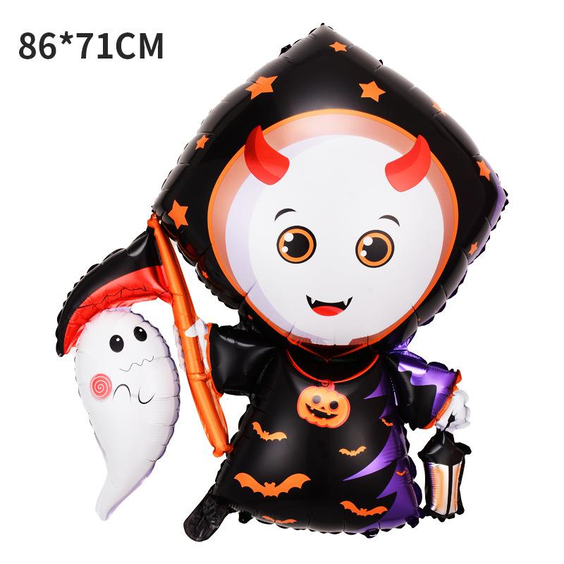 Halloween Party Aluminum Film Balloon Happy Halloween Happyhalloween Atmosphere Arrangement Alien