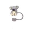 Reusable Drinking Dust Cap Dust-proof Straw Tips Cover New Silicone Straw Plug  Bottle