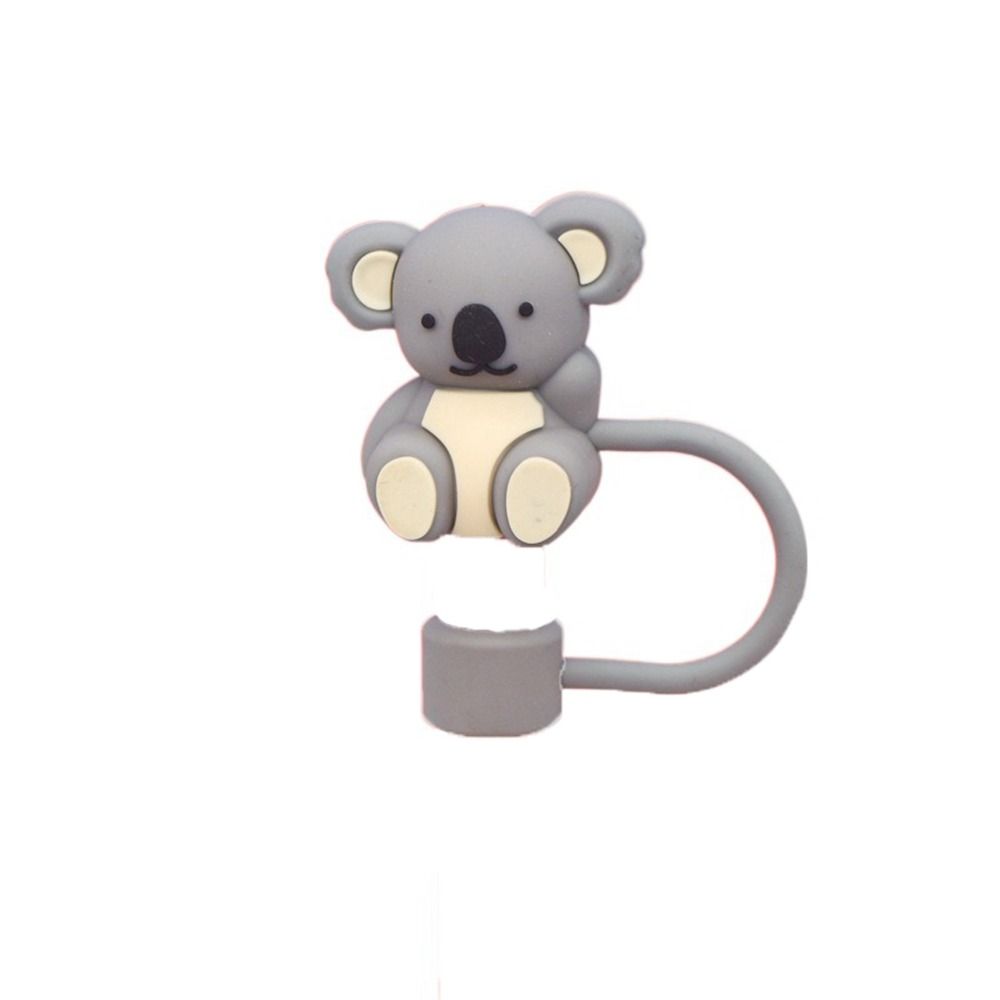 Reusable Drinking Dust Cap Dust-proof Straw Tips Cover New Silicone Straw Plug  Bottle