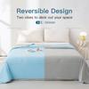 Cooling Blanket For Bed Silky Air Condition Comforter Lightweight Cooled Summer Quilt With Double Side Cold & Cooling Fabric