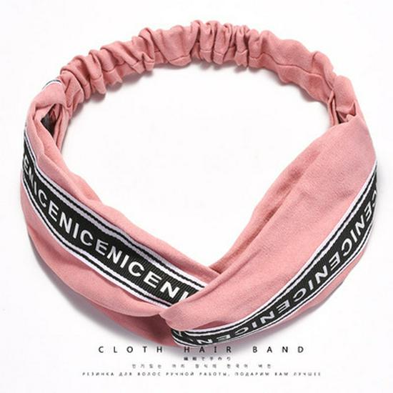 Korean Spring-Summer Elastic Chiffon Silk Headband for Women – Hair Accessories, Sports & Face Washing