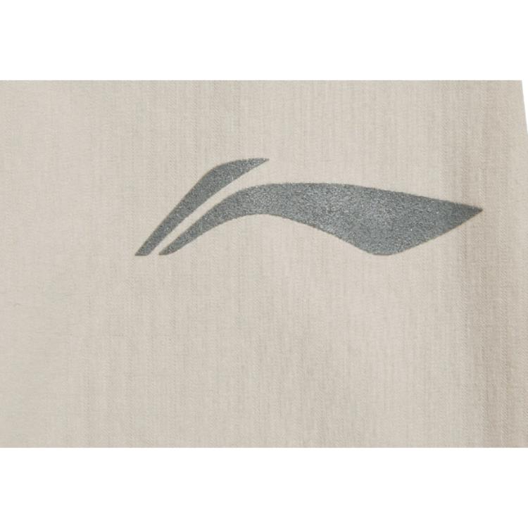 Li Ning Running Series Solid Color Zip Up Stand Collar Comfortable Breathable Sports Windbreaker Women Outerwear Dusty-Gray AFDU166-1