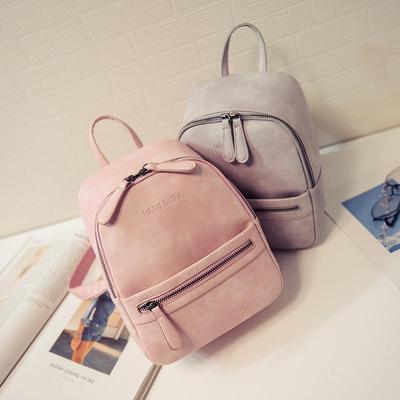 New Bags School Teenage Washed Leather Mini Casual Backpack Mochila Feminina