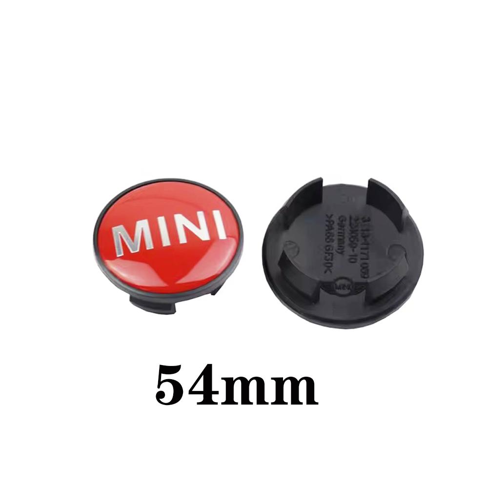 4Pcs 54mm Car Wheel Center Hub Cap Rim Cover For Mini JOHN Cooper S Works JCW One+ R56 R60 R61 F54 F55 F56 F60 Auto Accessories