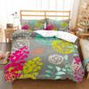 High-quality Bedding Set Green Leaves Rainforest Duvet Cover Set Pillowcases Beddings Home Housse De Couette 220x240 King Queen