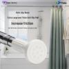 Adjustable No-Drill Universal Telescopic Shower Curtain Rod - Electroplated Enamel Finish