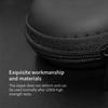 Universal Earphones Case Oval Storage Bag Headphones PU Storage Box Black Portable Hold Storage Box For KZ BA10 AS10 ES4
