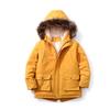 2022 Winter Jungen Kapuzenjacke aus Baumwolle mit Samt, Dick & Warm Kinder Mode Mantel