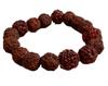 @ Indian Traditional Lord Shiva Dark Brown Rudraksha Bracelet For Men Women SM132-60% OFF