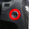 Car One-Click Startup Switch Button Trim For Ford Explorer 2013- Bright Red