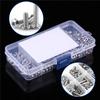 ABWR-1360Pcs M3 Hex Socket Screw Nut Stainless Steel M3 Screws Nuts Assortment Kit Fastener