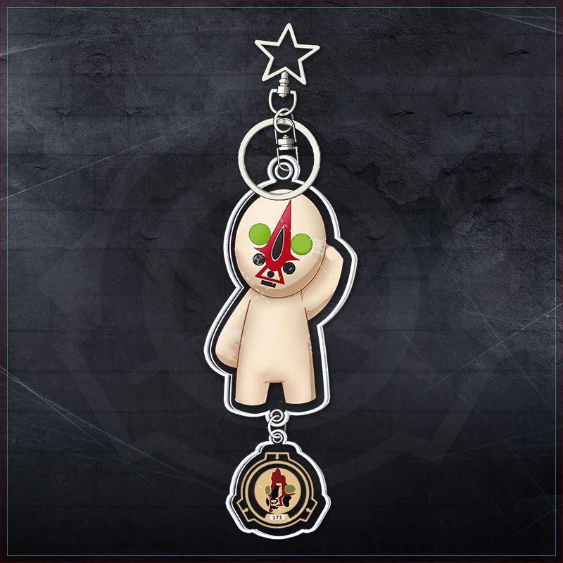 

Акриловый двусторонний брелок с принтом Фонда SCP, аксессуары для подвески на сумку TheSculptureTheOriginal