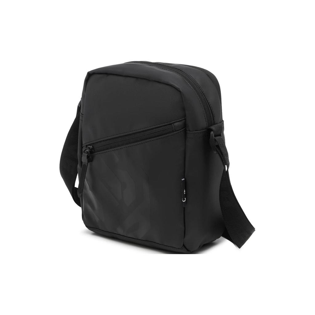 New LiNing Polyurethane Crossbody Bag Regular Unisex Black ABDU097-1