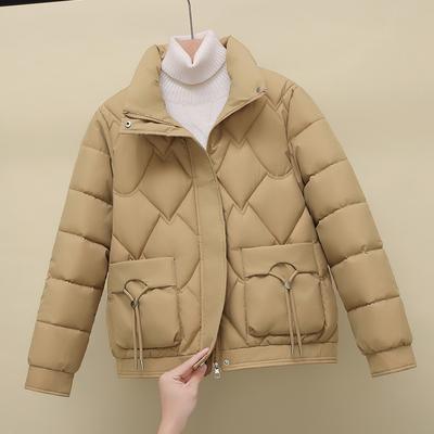 Winter Down Padded Clothes Women's Casual Versatile Stand-up Collar New Small Padded Jacket Thin Short Padded Jacket