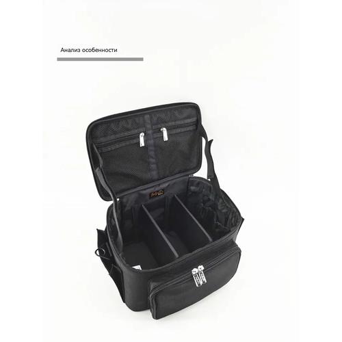 Professional Makeup Organizer Bag Large Capacity for Hair Tools & Cosmetics Travel Storage Case