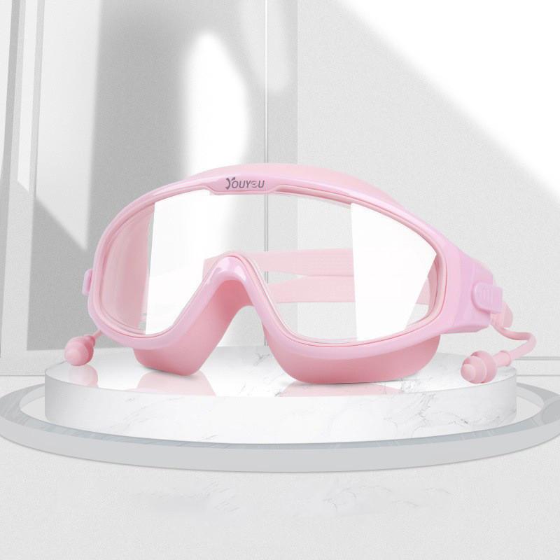 

Anti Fog Swimming Goggles With Pc Lenses For Adults Waterproof Mask For Diving And Training Pink