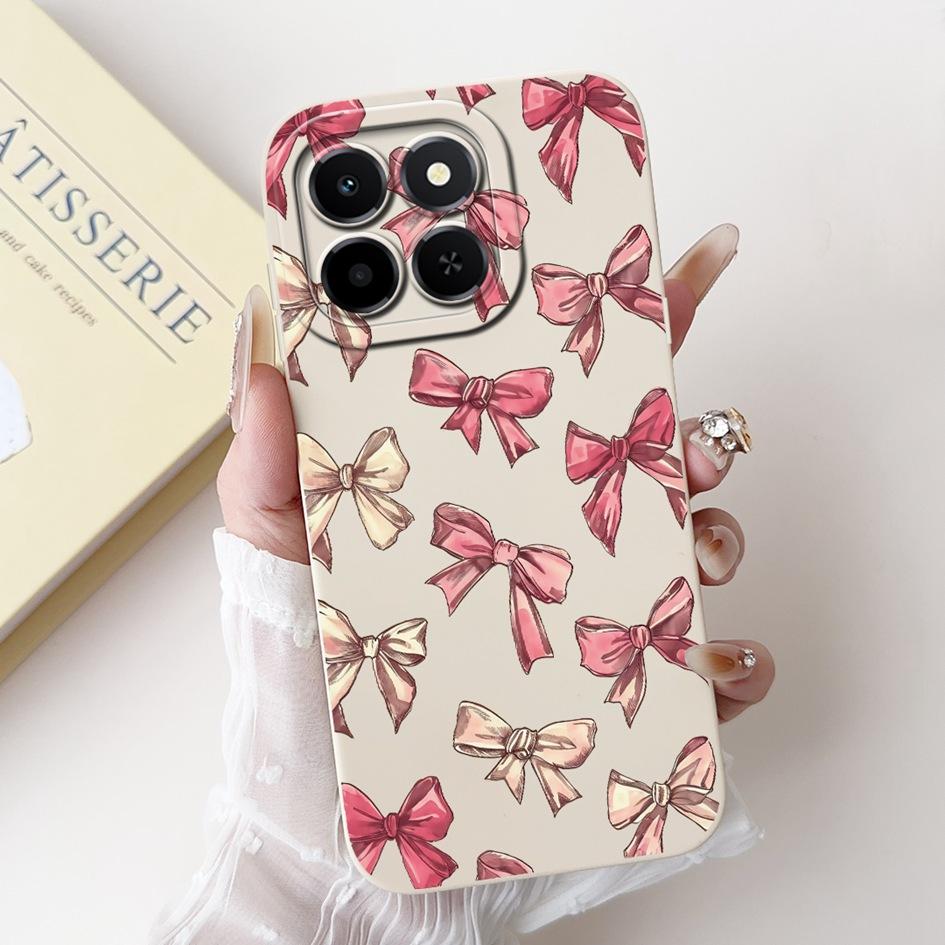 6.61" For Honor X6c 2025 Case Cute Panda Rabbit Soft Liquid Silicone Shockproof TPU Back Cover For HonroX6c Play 9C NIC-LX1 Para