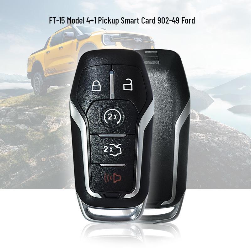 

Compatible with Ford 5-Button Smart Card Remote Key, 902MHz ID49 Chip (M3N-A2C3124330)