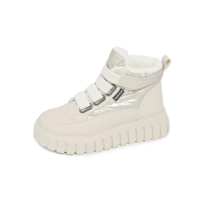 ZY12258 Schneestiefel mit dicker Sohle Damen neue Winter Samt Nordost Baumwollschuhe wasserdicht und rutschfest Baumwollstiefel