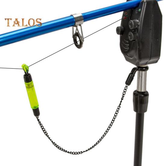 2 pezzi di allarme per la pesca alla carpa, catena portatile, leggero, indicatore di abboccata per pesci, gancio di avviso per acqua dolce, acqua salata, accessori per la pesca all'aperto