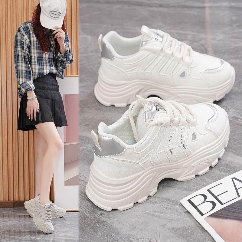 Zi Autumn and Winter New Platform Dad Shoes Women's 2025 Versatile Casual Sports Shoes 2025 Mountaineering Travel Shoes