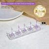 5 Grid Non-Magnetic Acrylic Nail Stand False Nail Display Stand Tips Holder For Cat Eye Gel Press On Nails Display Rack Practice