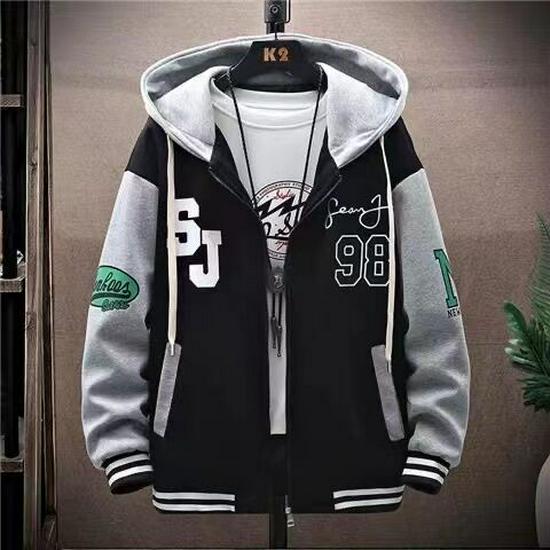 2025 Spring/Autumn Boys' Student Jacket: Trendy, Versatile Baseball Uniform Top for Teens