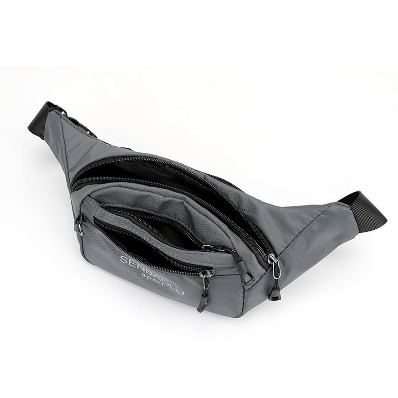 Pánská crossbody taška s velkou kapacitou, ledvinka, multifunkční náprsní taška