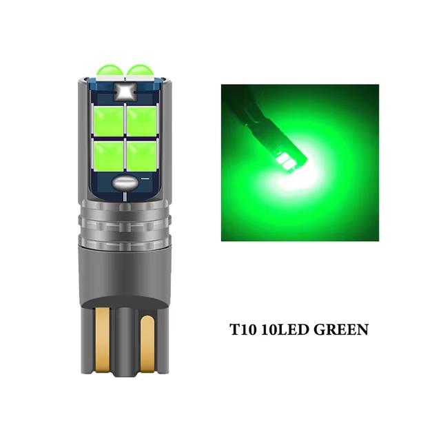 1x T10 W5W LED Canbus 12V 24V Led Bulbs 10SMD 194 168 Auto Car Interior Light Plate Dome Reading Lamp Clearance Light