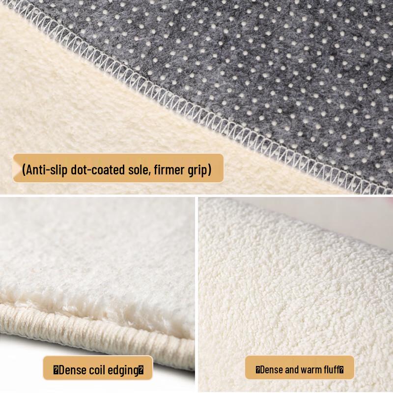 Cartoon Faux Cashmere Kids Play Mat