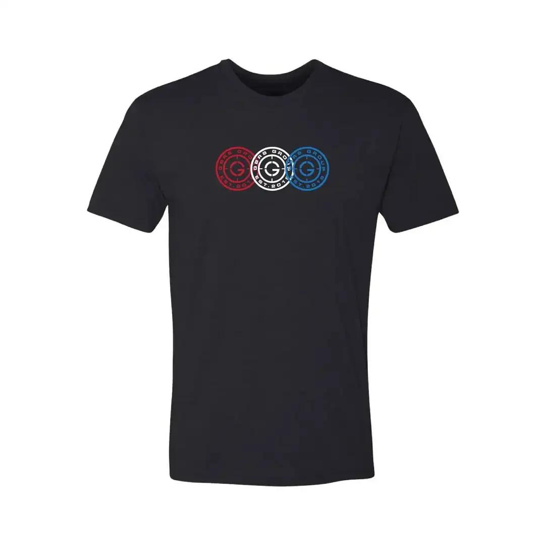 GUOYAN TOP GBRS Group X BUM Energy Grip Matters T-shirt met korte mouwen voor heren T-shirts Zwaar katoen Gym Fitness Sport Losse herenkleding Top T-shirts 4XL