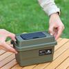 Outdoor Tissue Case Desktop Napkin Paper Storage Box Portable 11L Camping Picnic Seasoning Bottle Organizer Sundries Bucket