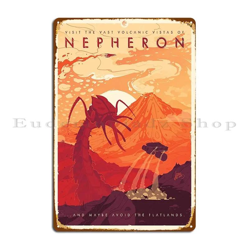 Destinations Nepheron Metal Signs Vintage Customized Wall Cave Bar Cave Designing Tin Sign Poster 20X30CM
