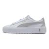 Puma Smash Platform Comfortable Lightweight Low-Top Sneakers Women Sneakers White Gray 392979-01