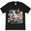Urban Street Scene T-Shirt Lowrider Car City Night Graphic Vintage Style Tee