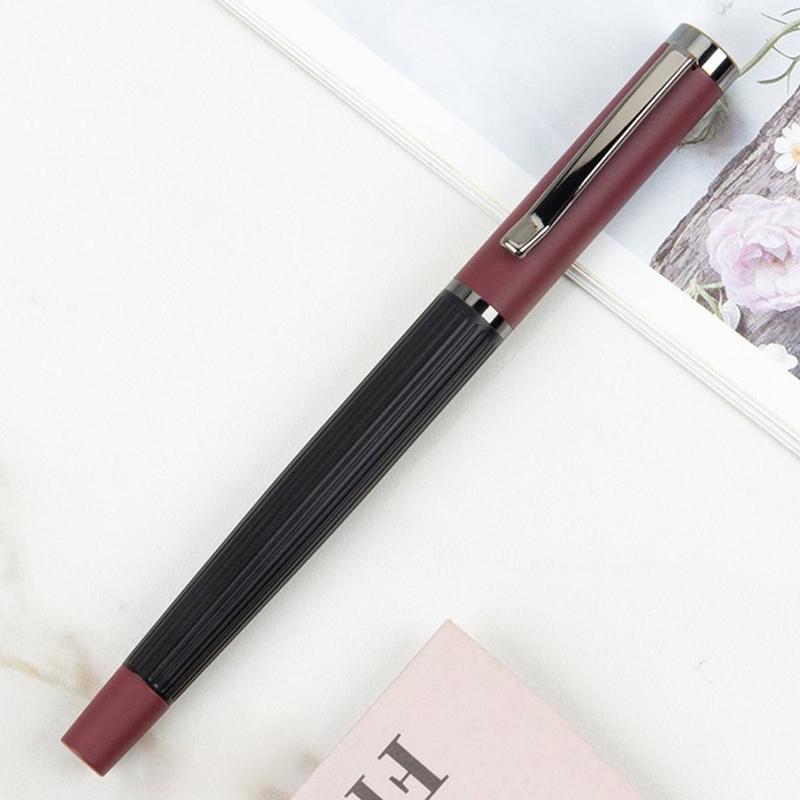 Tasarım Yüksek Kaliteli Metal Mürekkep Dolma Kalem İş Adamları Yazma Hediye Kalem