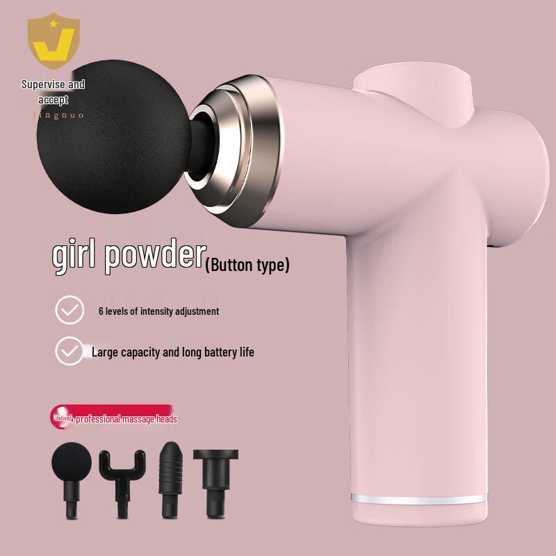 

Zhongaoda Mini Professional Percussion Massage Gun CN plug (adapter included) Button 6-Speed