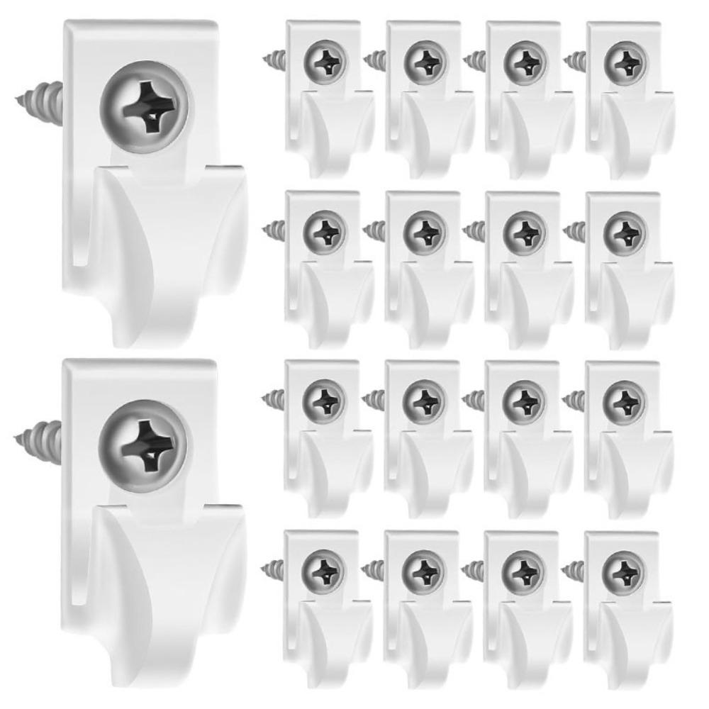 10pcs/set New Plastic String Light Hook Weatherproof Convenient Patio Clips Hanger Hooks Outdoor Use