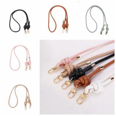 Solid Color Adjustable Shoulder Strap PU Leather Replacement Belt Durable Bag Shoulder Belt  Women