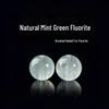 White Fluorite & Green Rabbit Hair Silk Beads for DIY Jewelry Bracelets & Necklaces