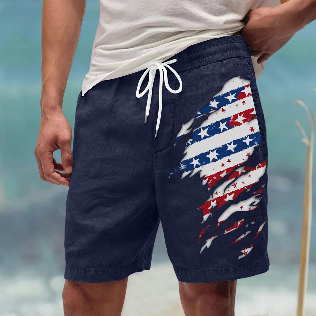 Pantaloni scurți de plajă pentru bărbați, de vară, mari, casual, lejeri, sport