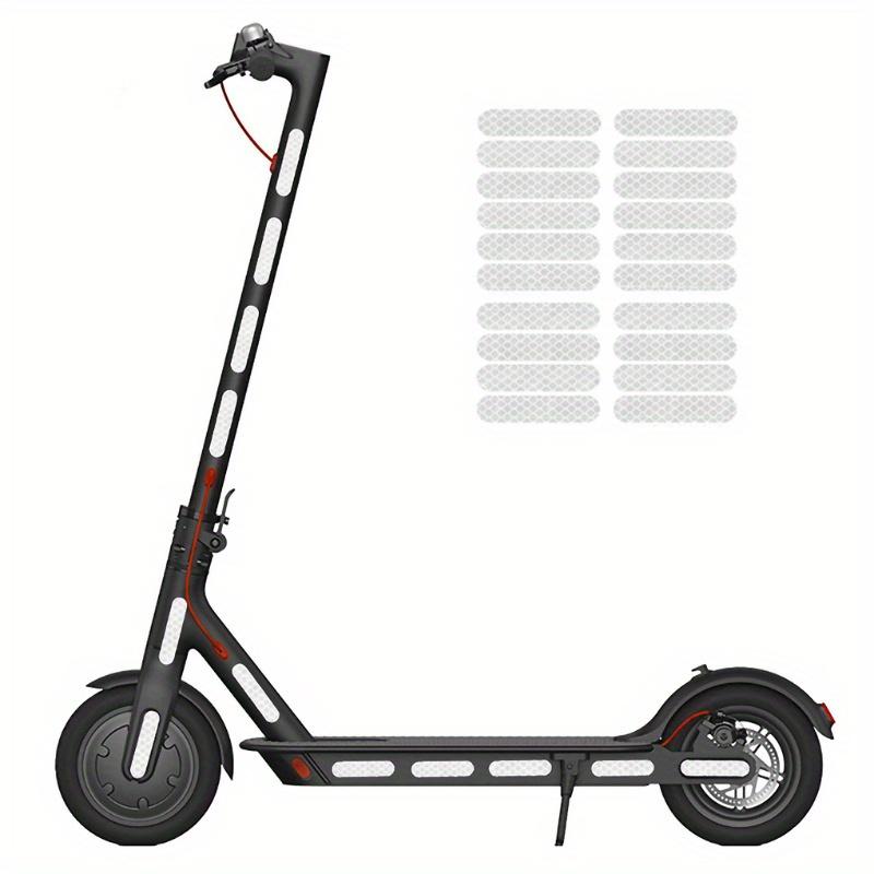 Autocolante Reflectorizante pentru Roți de Trotinetă - Autocolante cu Film Luminos de Avertizare Laterală, Accesorii pentru Îmbunătățirea Vizibilității și a Siguranței în Călătorie