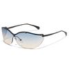 New fashion frameless YK Spice Girls personalized sunglasses European and American ins Internet celebrity sunscreen sunglasses sunglasses