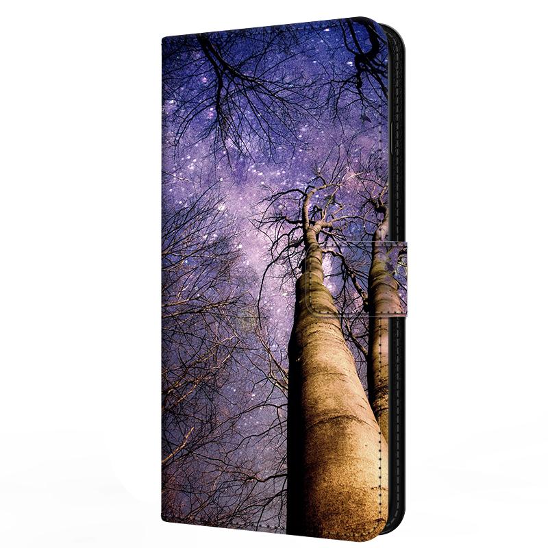 Leather Flip Cover for Samsung Galaxy A55 A35 A25 A15 A05 A05S 5G Case M35 M55 M15 Wallet Stand Magnetic Case Card Slots Fundas