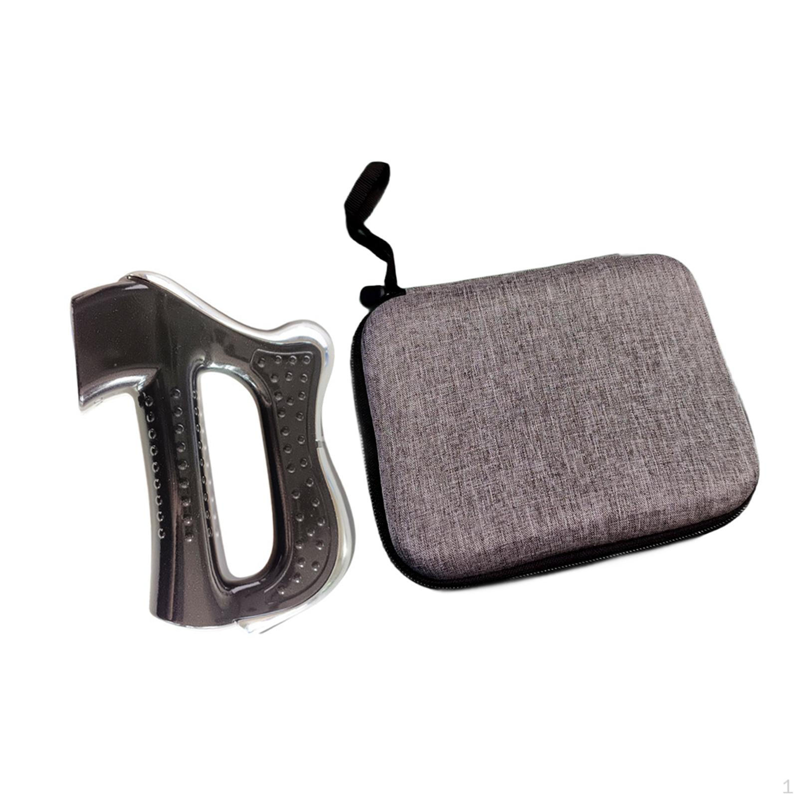 

Фациальный массажер Электрический мышечный Глубокотканный Вибрационный прибор Гуаша Инструмент для массажа всего тела чёрный