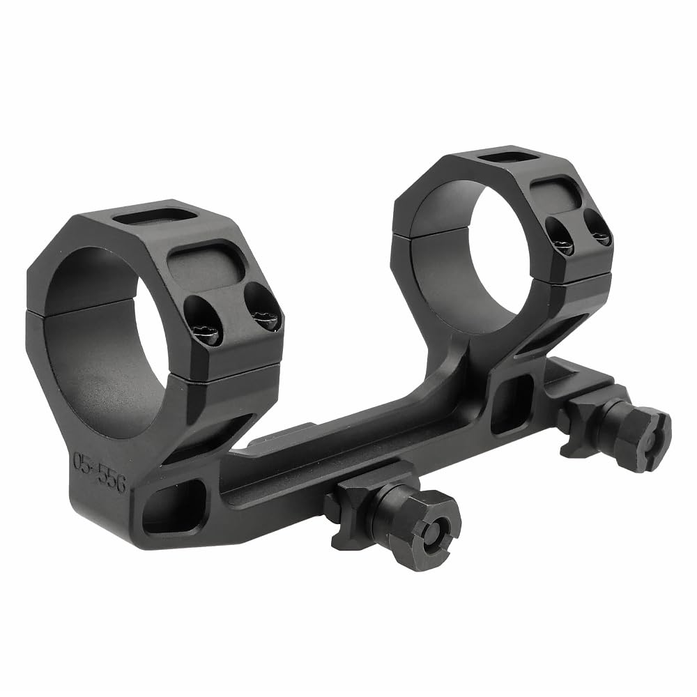 Ryohinbuhin Evolution Gear 30mm Diameter Scope Mount Geissley AR15 Super Precision 1.54 Inch Replica 20mm Rail Hard Anodized BK Black