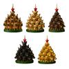 1/5Pcs Dog Christmas Ornament with Lanyard Puppy Pendant Acrylic Keepsake Decoration Indoor Outdoor Festive Tree Decor
