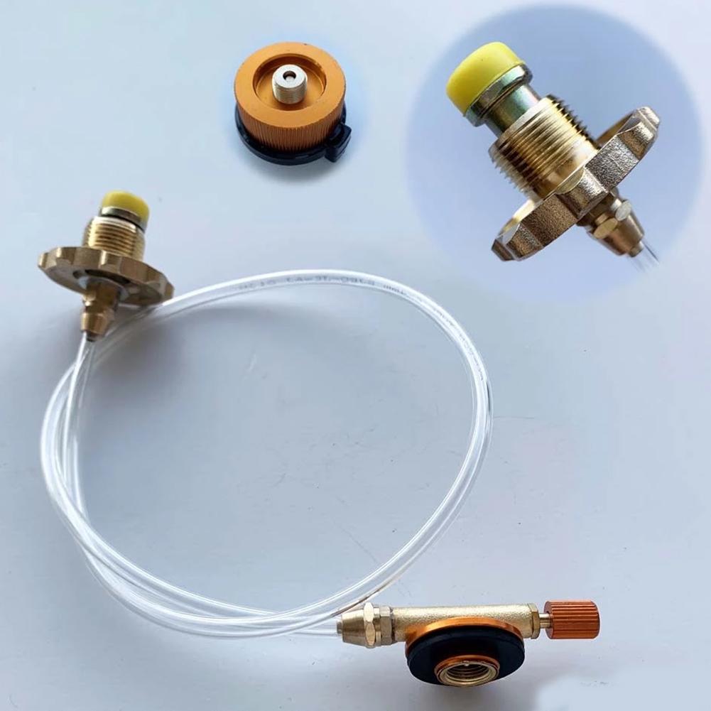 Cuplă Rezervor Cilindric Plat Adaptor Portabil Mic pentru Reumplerea Sticlei/Rezervorului de Propan Umplător Rezervor Propan pentru Aragaz cu Gaz de Exterior